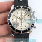 Asia 7750 Replica Breitling Superocean Heritage White Dial Watch